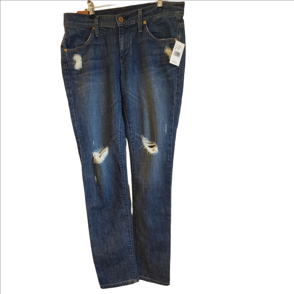 James Jeans Neo Beau Slouchy Fit Boyfriend Gemini Color Jeans Distressed